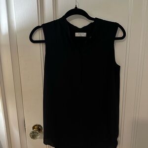 Aritzia Babaton Black Sleeveless Blouse